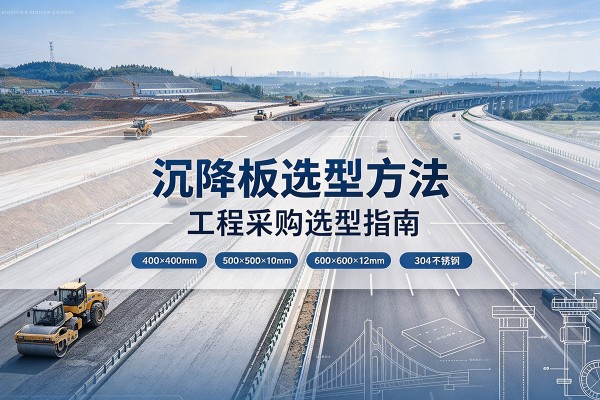 柯坪沉降板选择方法