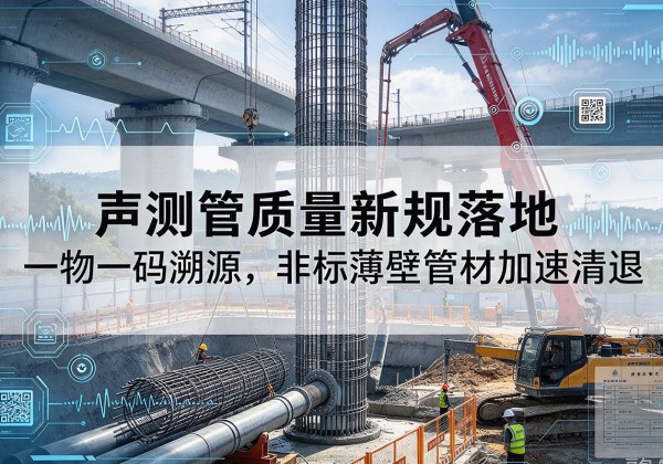 柯坪声测管质量新规落地，一物一码溯源，非标薄壁管材加速清退