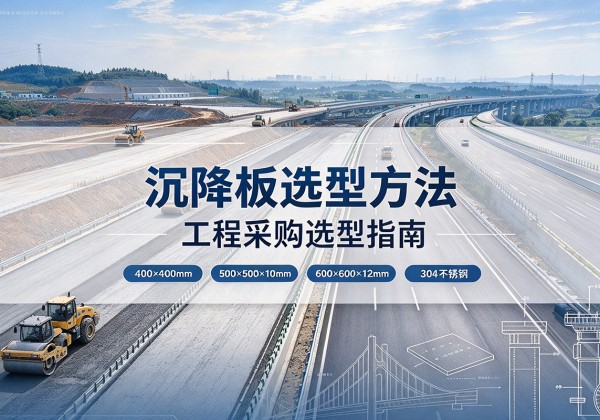 柯坪沉降板选择方法